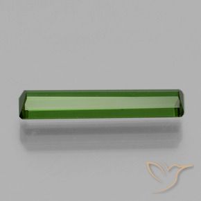 Turmalina Verde oscuro natural de 1.30 ct, Corte Octágono / Esmeralda, VVS