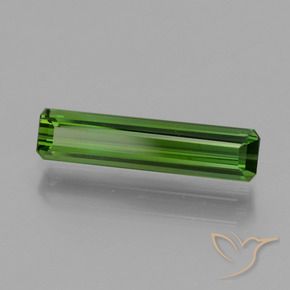 Turmalina Verde oscuro natural de 1.26 ct, Corte Octágono / Esmeralda, VS