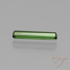Turmalina Verde terroso natural de 0.88 ct, Corte Octágono / Esmeralda, VVS