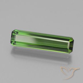 Turmalina Verde oscuro natural de 1.82 ct, Corte Octágono / Esmeralda, VS