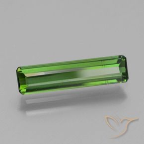 Turmalina Verde terroso natural de 1.37 ct, Corte Octágono / Esmeralda, VS