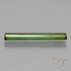 Turmalina Verde medio natural de 1.47 ct, Corte Octágono / Esmeralda, VVS