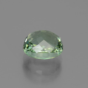 Turmalina verde bosque natural de 2,44 ct, corte óvalo, VVS