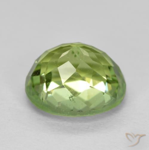 Turmalina verde natural de 2,02 ct, corte óvalo, VS