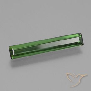Turmalina Verde medio natural de 1.35 ct, Corte Octágono / Esmeralda, VVS