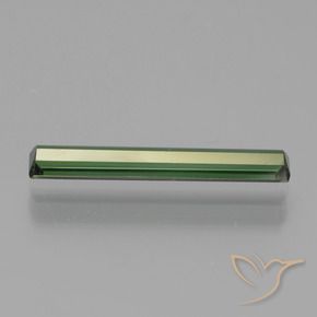 Turmalina Verde medio natural de 1.35 ct, Corte Octágono / Esmeralda, VVS