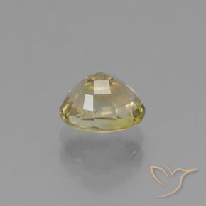 Turmalina Amarillo claro natural de 1.15 ct, Ovalada, VS