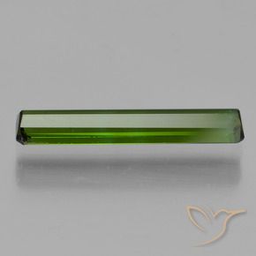 Turmalina Verde terroso oscuro natural de 1.25 ct, Corte Octágono / Esmeralda, VVS-VS