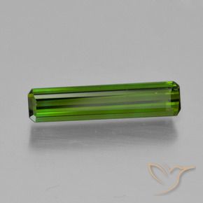 Turmalina Verde oscuro natural de 1.06 ct, Corte Octágono / Esmeralda, VS
