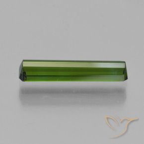 Turmalina Verde oscuro natural de 1.06 ct, Corte Octágono / Esmeralda, VS