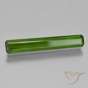 Turmalina Verde oscuro natural de 1.48 ct, Corte Octágono / Esmeralda, VVS
