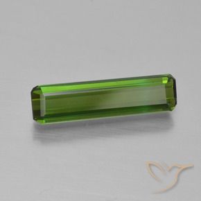 Turmalina Verde alga natural de 1.00 ct, Corte Octágono / Esmeralda, VVS-VS