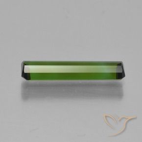 Turmalina Verde alga natural de 1.00 ct, Corte Octágono / Esmeralda, VVS-VS
