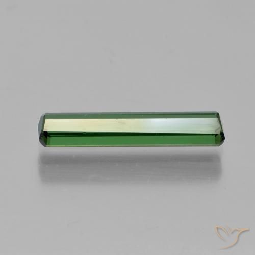 Turmalina Verde oscuro natural de 1.22 ct, Corte Octágono / Esmeralda, VVS-VS
