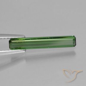 Turmalina Verde medio natural de 0.66 ct, Corte Octágono / Esmeralda, VVS-VS