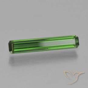 Turmalina Verde oscuro natural de 0.98 ct, Corte Octágono / Esmeralda, VVS
