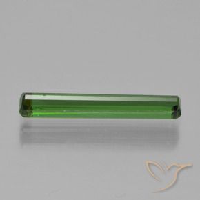 Turmalina Verde oscuro natural de 0.98 ct, Corte Octágono / Esmeralda, VVS