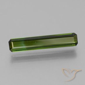 Turmalina Verde medio natural de 2.05 ct, Corte Octágono / Esmeralda, VVS