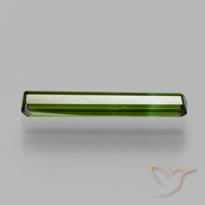 Turmalina Verde medio natural de 2.05 ct, Corte Octágono / Esmeralda, VVS