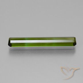 Turmalina Verde alga natural de 2.47 ct, Corte Octágono / Esmeralda, VVS