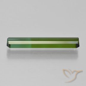 Turmalina Verde oscuro natural de 1.66 ct, Corte Octágono / Esmeralda, VS