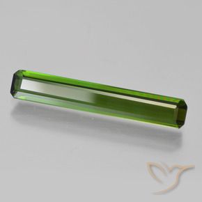 Turmalina Verde oscuro natural de 2.64 ct, Corte Octágono / Esmeralda, VVS