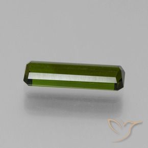 Turmalina Verde oscuro natural de 1.49 ct, Corte Octágono / Esmeralda, VVS-VS