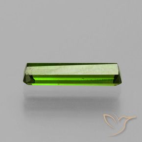 Turmalina Verde oscuro natural de 1.25 ct, Corte Octágono / Esmeralda, VVS-VS