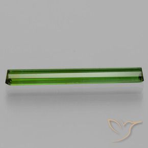 Turmalina Verde oscuro medio natural de 1.67 ct, Corte Octágono / Esmeralda, VVS-VS
