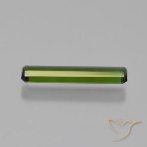 Turmalina Verde medio natural de 0.87 ct, Corte Octágono / Esmeralda, VVS-VS