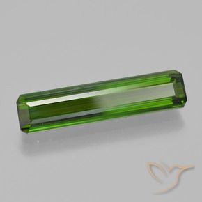 Turmalina Verde oscuro natural de 2.44 ct, Corte Octágono / Esmeralda, VS