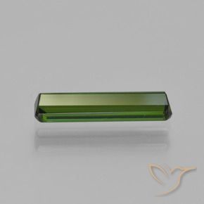 Turmalina Verde bosque natural de 0.91 ct, Corte Octágono / Esmeralda, VVS