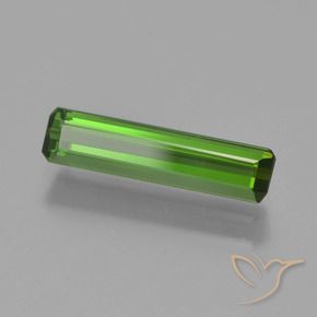 Turmalina Verde oscuro natural de 1.28 ct, Corte Octágono / Esmeralda, VVS