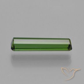 Turmalina Verde oscuro natural de 1.28 ct, Corte Octágono / Esmeralda, VVS