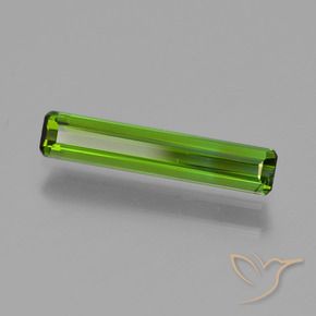 Turmalina Verde medio natural de 0.88 ct, Corte Octágono / Esmeralda, VS