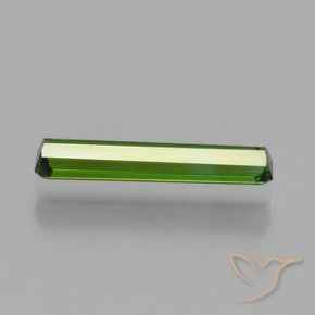 Turmalina Verde medio natural de 0.88 ct, Corte Octágono / Esmeralda, VS