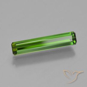 Turmalina Verde medio natural de 1.03 ct, Corte Octágono / Esmeralda, VVS