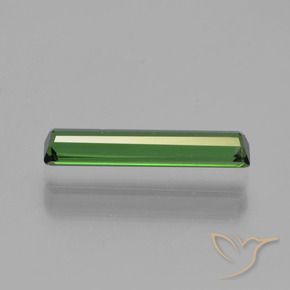 Turmalina Verde oscuro natural de 0.94 ct, Corte Octágono / Esmeralda, VVS-VS