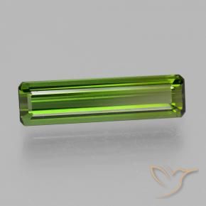 Turmalina Verde medio natural de 1.72 ct, Corte Octágono / Esmeralda, VVS-VS