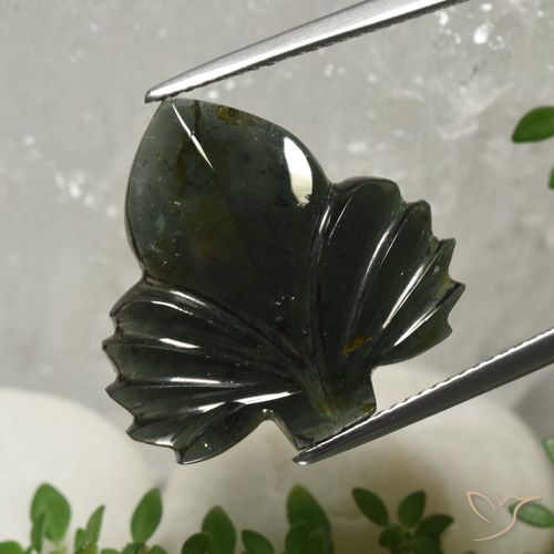 12.50ct Natural Verde bosque turmalina, Elegante, Translúcido
