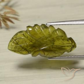 Turmalina Verde cálido natural de 4.75 ct, Elegante, Translúcido