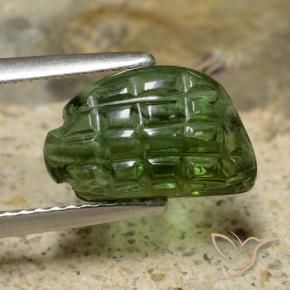 Turmalina Verde bosque natural de 2.43 ct, Elegante, Translúcido
