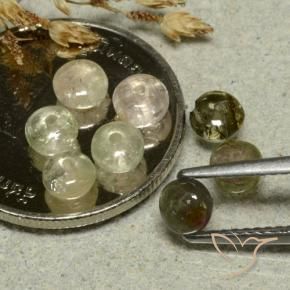 Gemas de Turmalina Multicolor natural de 3.46 ct, Elegante, Translúcido