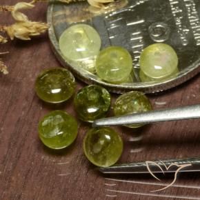 Gemas de Turmalina Verde amarillo natural de 3.16 ct, Elegante, Translúcido