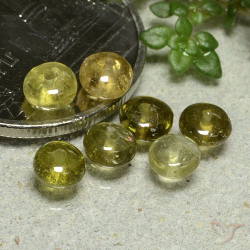 2.53ctw Natural Verde terroso Turmalina, Elegante, Translúcido