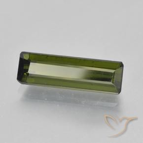 Turmalina Verde medio natural de 1.89 ct, Corte Octágono / Esmeralda, VVS-VS
