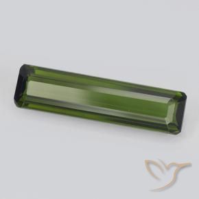 Turmalina Verde bosque natural de 1.39 ct, Corte Octágono / Esmeralda, VVS