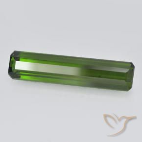 Turmalina Verde oscuro natural de 2.87 ct, Corte Octágono / Esmeralda, VVS-VS