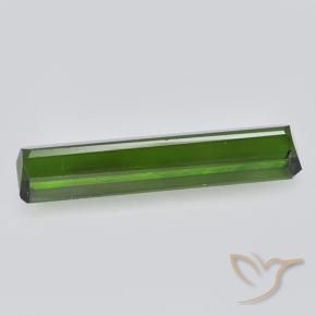 Turmalina Verde oscuro natural de 2.87 ct, Corte Octágono / Esmeralda, VVS-VS