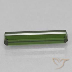 Turmalina Verde oscuro natural de 1.62 ct, Corte Octágono / Esmeralda, VVS